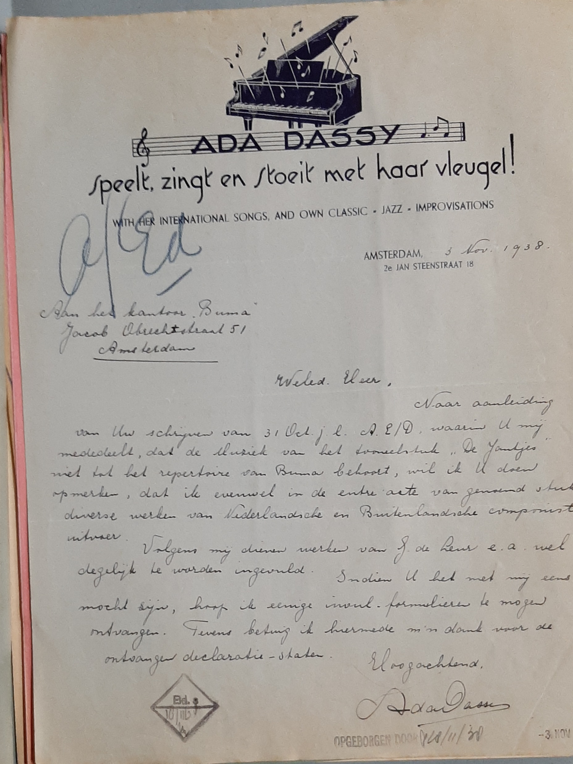 20220127 114951 ada dassy handgeschreven brief 1938