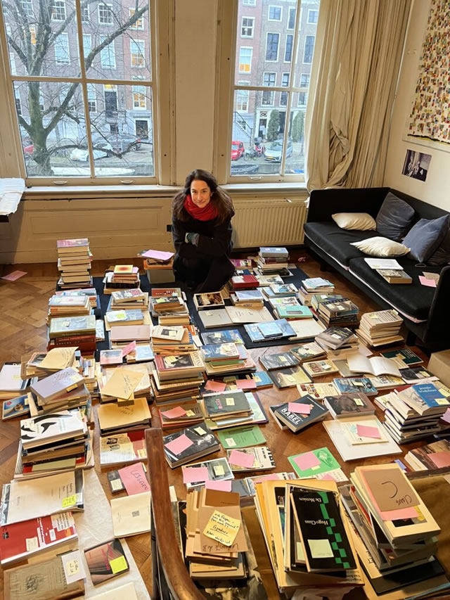 bibliotheek van Louis Andriessen nu bij NMI met Monica Germino